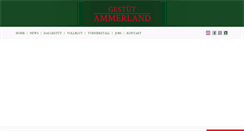 Desktop Screenshot of gestuet-ammerland.com